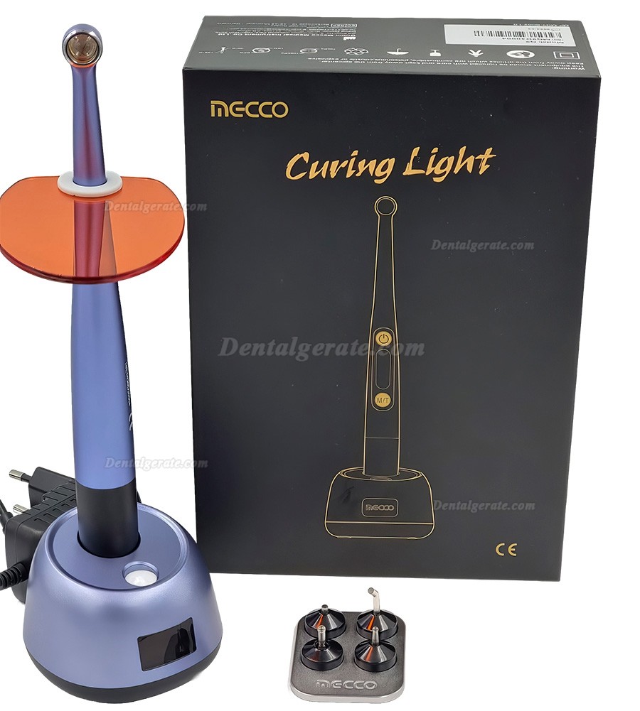 Mecco Q9 Kabellose LED-Polymerisationslampe Dental mit integriertem Lichtmesser und Kariesdetektor